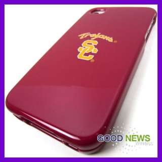   Sprint A&T Apple iPhone 4 4S   USC Trojans Hard Case Phone Cover