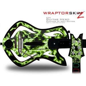  Warriors Of Rock Guitar Hero Skin   Electrify Green (GUITAR 