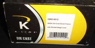 line K693 8012 NASA Die Cast Flat with Rocket Booster UNITED  