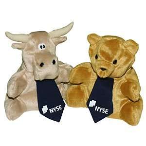  New York Stock Exchange Bull and Bear Puppet Toys & Games