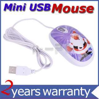 USB Cable Santa Claus Computer Laptop Mouse Mice BLue  
