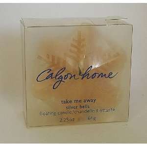  Calgon Home Take Me Away Silver Bells Floating Candle 2.25 