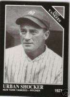 1927 New York Yankees # 114 Urban Shocker  