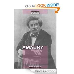 Amaury (French Edition) Alexandre Dumas  Kindle Store