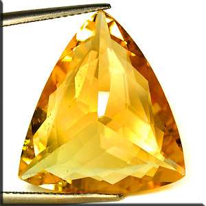 17.49 Cts AAA+ FANTASTIC GOLDEN YELLOW NATURAL HELIODOR BERYL TRILLION 
