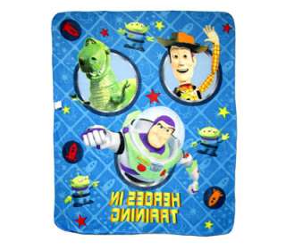 Toy Story Heroes in Training Throw Fleece Blanket 50X60  