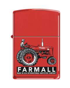 Farmall Super M Red Antique Tractor Zippo Lighter New  