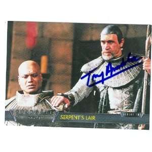 Bratac Tony Amendola Autographed Stargate Sg 1 Card   Serpents Lair 