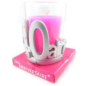  Special candle 40 Ans pink.
