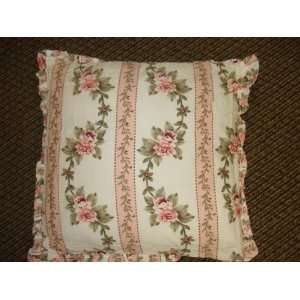  Floral Pink Vines 18 x 18 Pillow