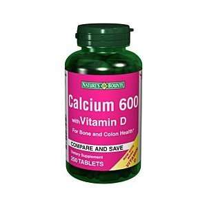  NB CALCIUM 600MG + D 4233 250TB NATURES BOUNTY Health 