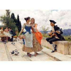   painting name The Serenade 2, By Andreotti Federico 