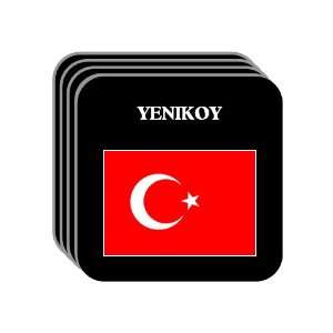  Turkey   YENIKOY Set of 4 Mini Mousepad Coasters 