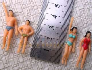 30 pcs Swimming figures O gauge painted 148 People  