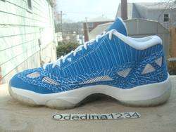2007 Nike Air Jordan 11 Retro Low Size Sz 13 Argon Blue Zest White IE 
