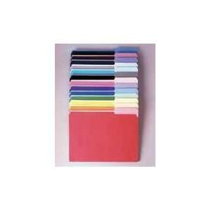 Interior File Folders, 1/3 Tab, Legal, Assorted Primary Colors, 100 