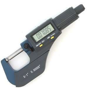 00005 Digital Electronic Outside Micrometer Carbide Tips Anvils 
