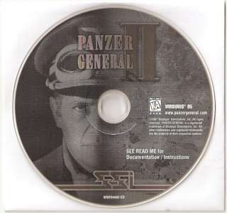 PANZER GENERAL II 2 w/1Click XP Vista Windows 7 Install  