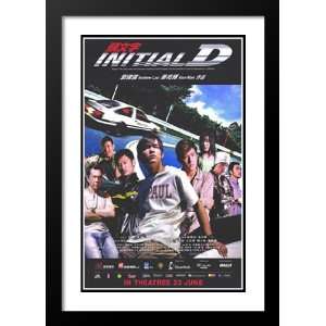 Initial D 20x26 Framed and Double Matted Movie Poster   Style C   1998