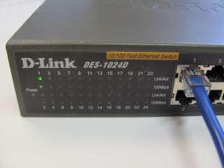 Link DES 1024D 24 Port 10/100 Fast Ethernet Switch 790069246081 