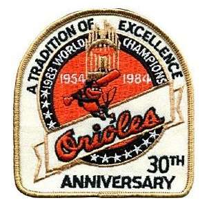 Baltimore Orioles Unsigned 30th Anniversary Patch   MLB Equipment 