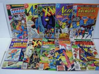 100 BRONZE AGE DC AND MARVEL COMICS LOT   NICE SHAPE   REAL AUCTIONS 