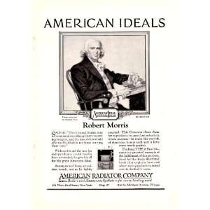  1923 Ad American Radiator Company Robert Morris American Ideal 