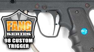 Techt Tippmann 98 Custom Pro Fang Double Trigger Black aluminum NEW 