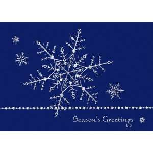 Prismatic Snowflakes Holiday Cards