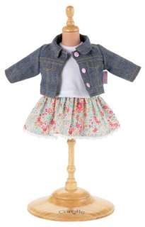   Corolle Dress & Denim Jacket Set fits 14 inch Doll by 
