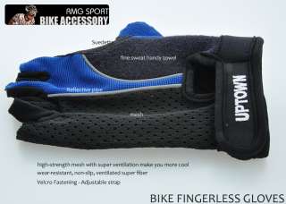 RMG]UPTOWN Bike Finger Gloves/MTB/MBX/GYM/BLACK M  
