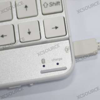   Aluminum Ultra thin light Bluetooth Wireless KeyBoard Dock Case IP23