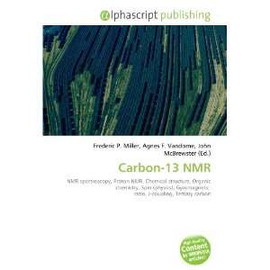  Carbon 13 NMR (9786133731356) Books