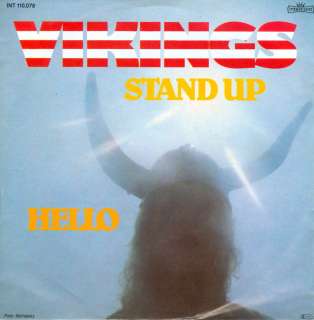 Single THE VIKINGS   Stand Up / Hello (1978) MINT PS  