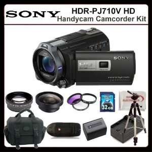 Sony HDR PJ710V Camcorder Kit IncludesSony HDR PJ710V High Definition 