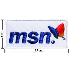 com MSN Messenger Logo Embroidered Iron on Patches From Thailand Free 