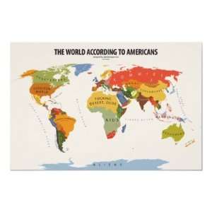  The World According to the USA Posters