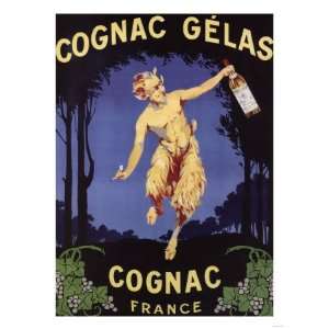  France   Cognac Gelas Promotional Poster Giclee Poster 