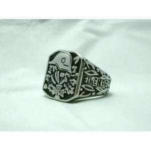  German WWII I Mourn a Hero Ring Sz 13 