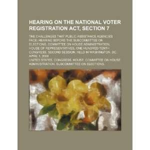  Hearing on the National Voter Registration Act 