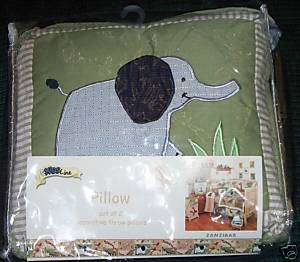 NIP Kidsline ZANZIBAR elephant pillow NEW  