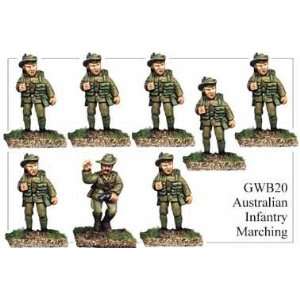   British Commonwealth Australian Infantry, Marching (8) Toys & Games