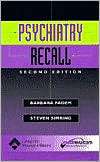 Psychiatry Recall, (078174511X), Barbara Fadem, Textbooks   Barnes 