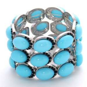  Three strand Fashion Stone Bracelet Jewelry
