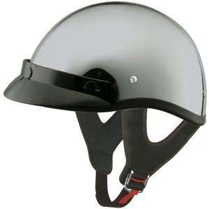  THH T 69 Solid Helmet   Medium/Silver Automotive