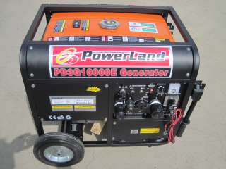 Powerland Tri Fuel (Gas,LPG&NG) 16 HP Generator 10KW Electric Start 