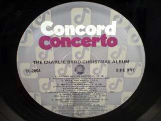 THE CHARLIE BYRD CHRISTMAS ALBUM SOLO GUITAR JAZZ LP  