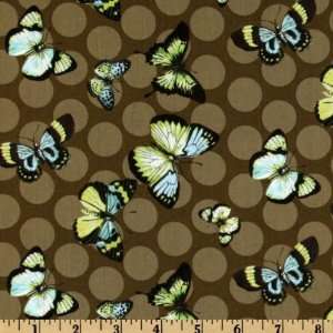  44 Wide Michael Miller Papillon Moss Fabric By The Yard 