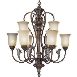  Progress Lighting P4087 55 2 Tier 9 Light Chandelier with 