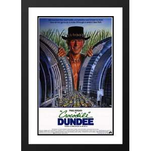 Crocodile Dundee 20x26 Framed and Double Matted Movie Poster   Style A 